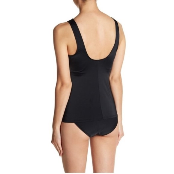 Reebok Depth Defy Striped Tankini Top - Picture 2 of 7